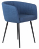 Стул обеденный DOBRIN ALINA, синяя ткань (LAR-106D-21)