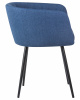 Стул обеденный DOBRIN ALINA, синяя ткань (LAR-106D-21)
