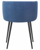 Стул обеденный DOBRIN ALINA, синяя ткань (LAR-106D-21)