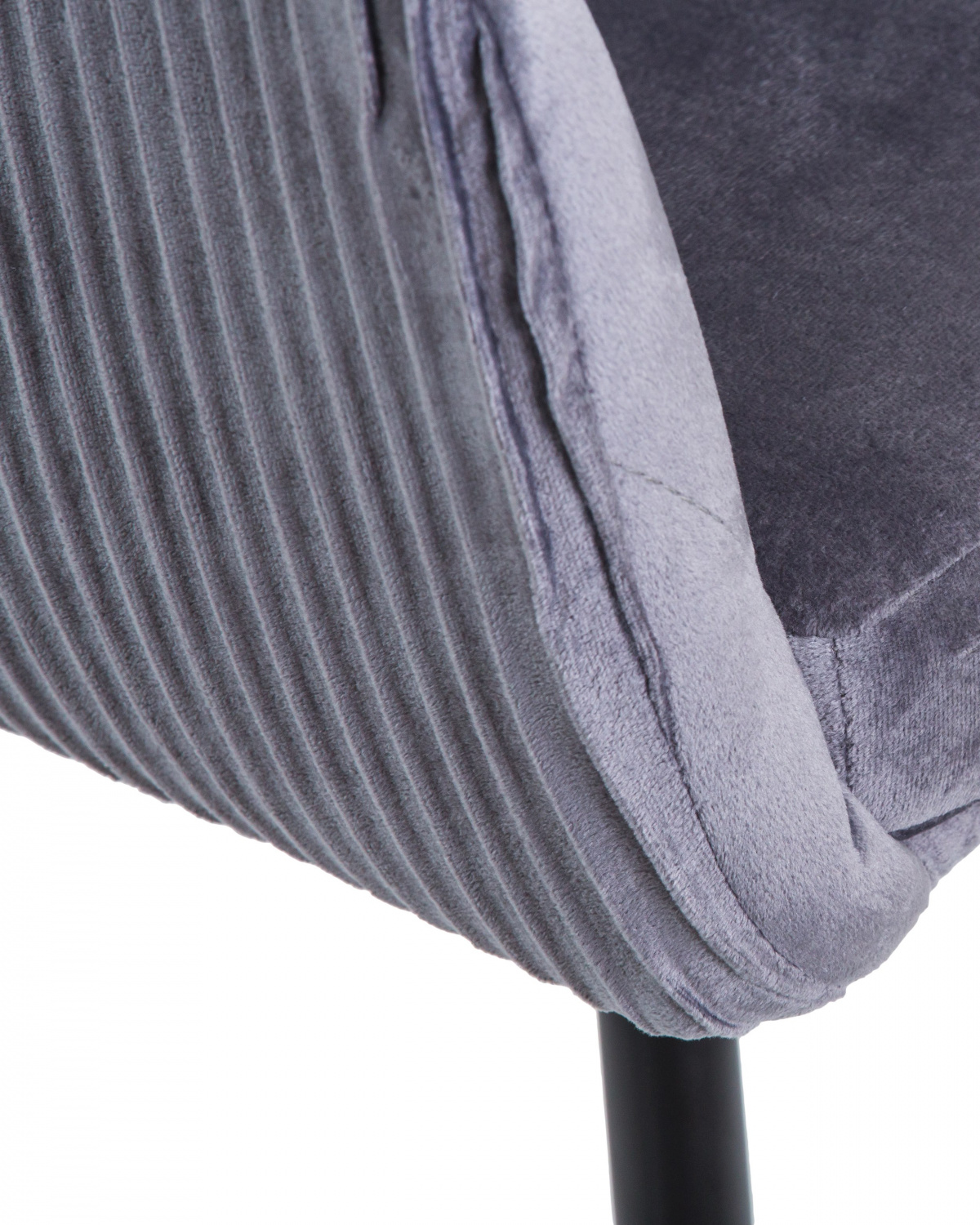 Стул обеденный DOBRIN MARY, серый велюр (1922-19)