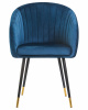 Стул обеденный DOBRIN MARY, синий велюр (1922-20)