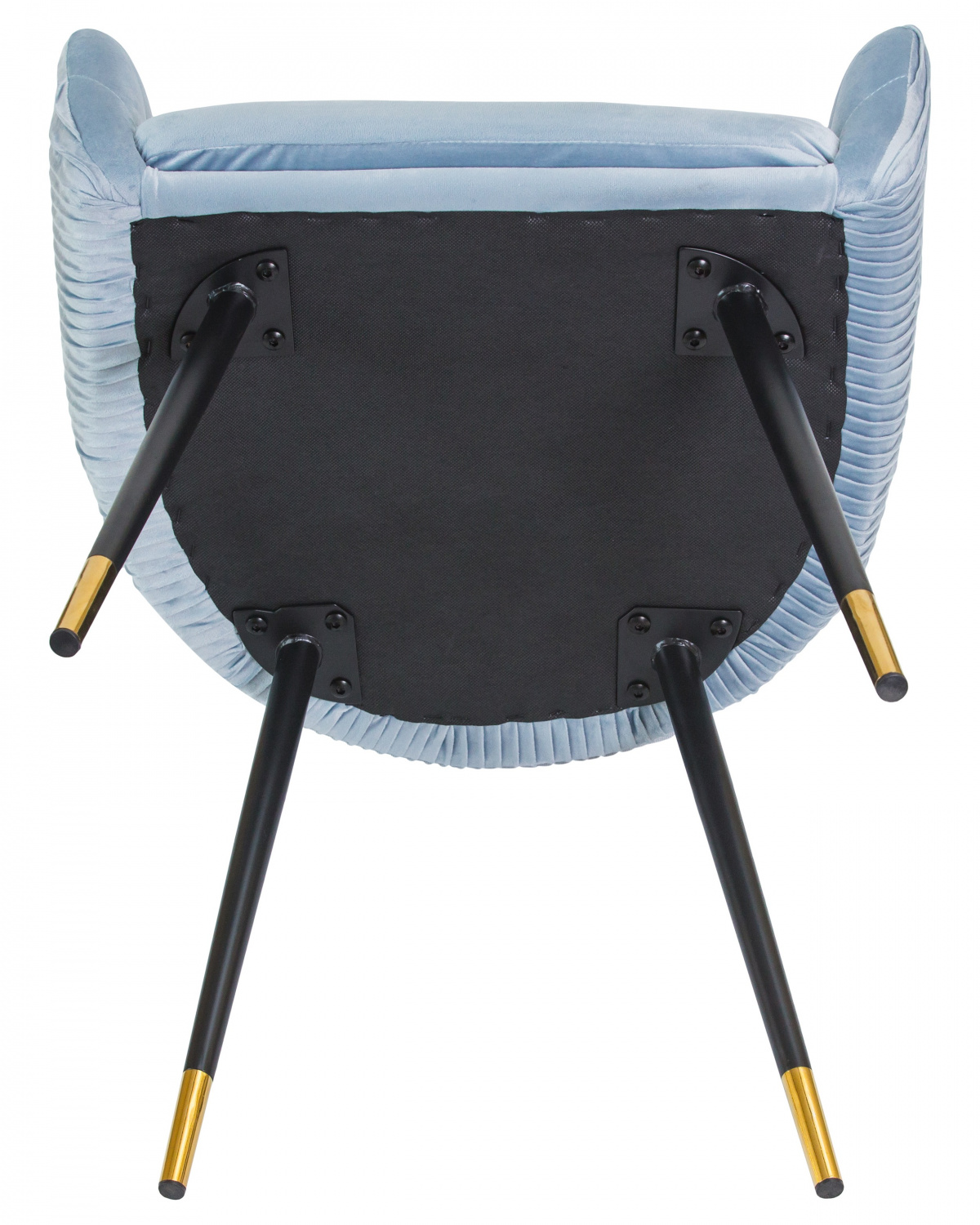 Стул обеденный DOBRIN MARY, серо-голубой велюр (1922-6)