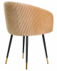 Стул обеденный DOBRIN MARY, песочный велюр (1922-3)