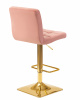Стул барный DOBRIN GOLDIE, пудрово-розовый велюр (MJ9-32)