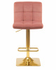 Стул барный DOBRIN GOLDIE, пудрово-розовый велюр (MJ9-32)