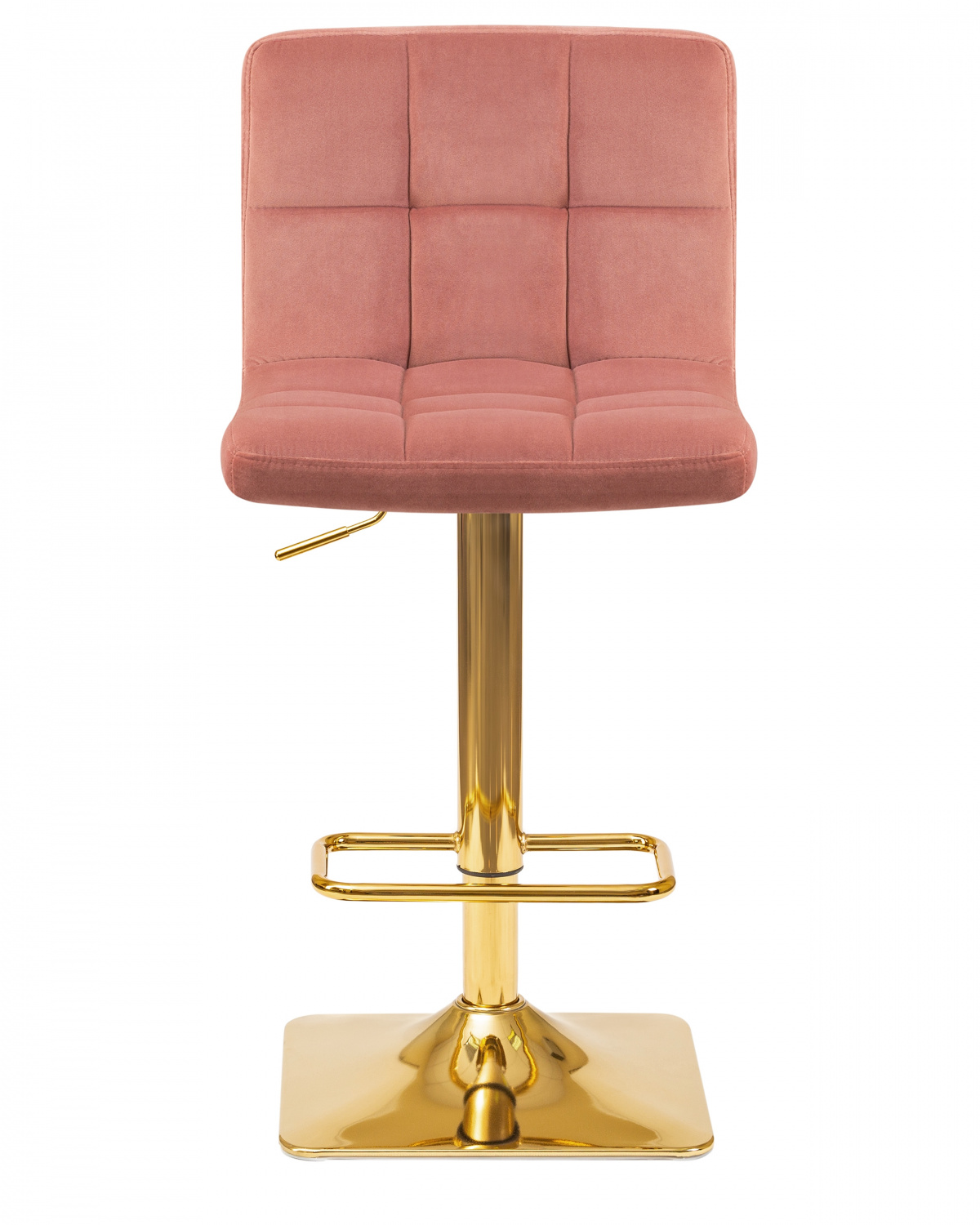 Стул барный DOBRIN GOLDIE, пудрово-розовый велюр (MJ9-32)