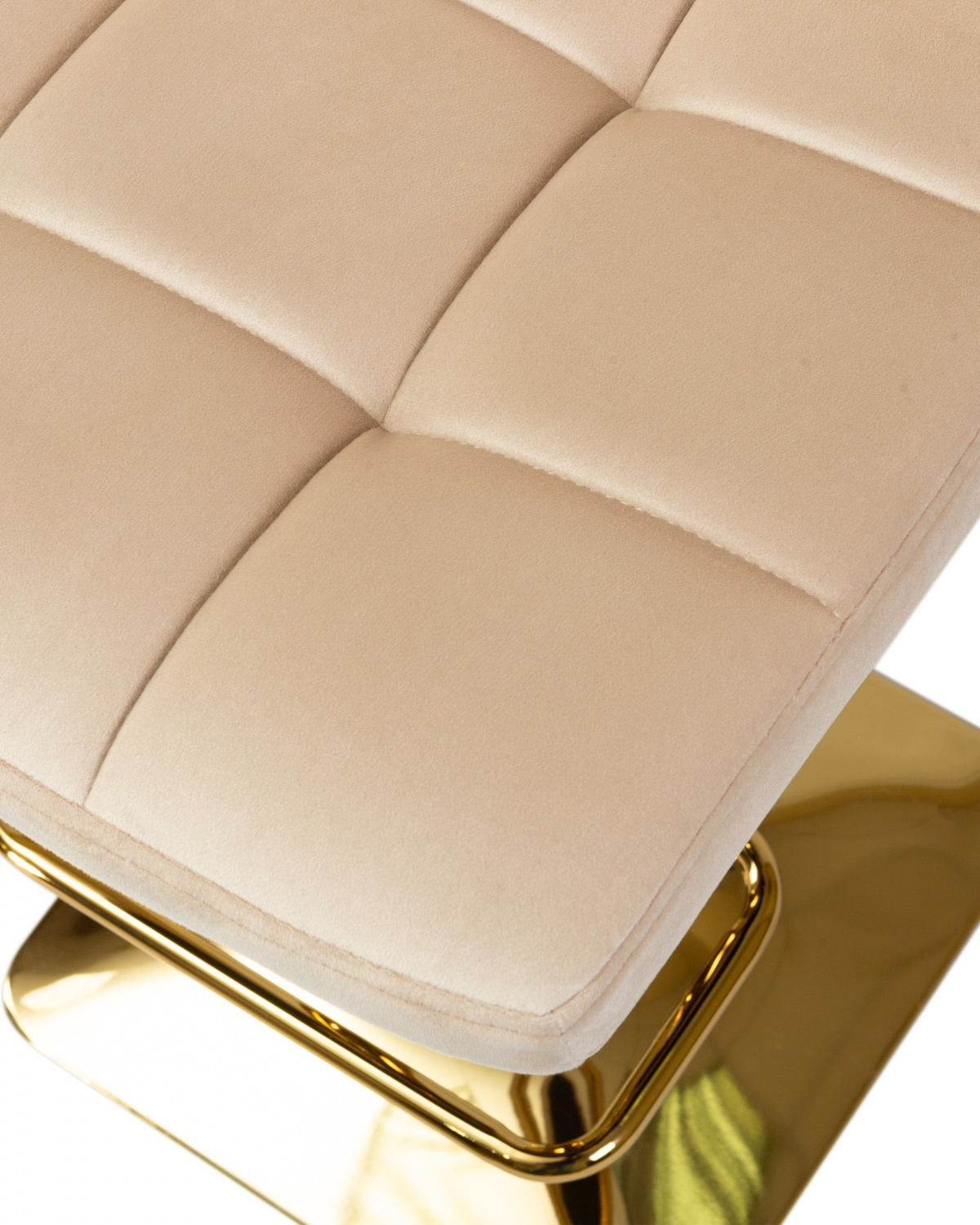 Стул барный DOBRIN GOLDIE, бежевый велюр (MJ9-10)