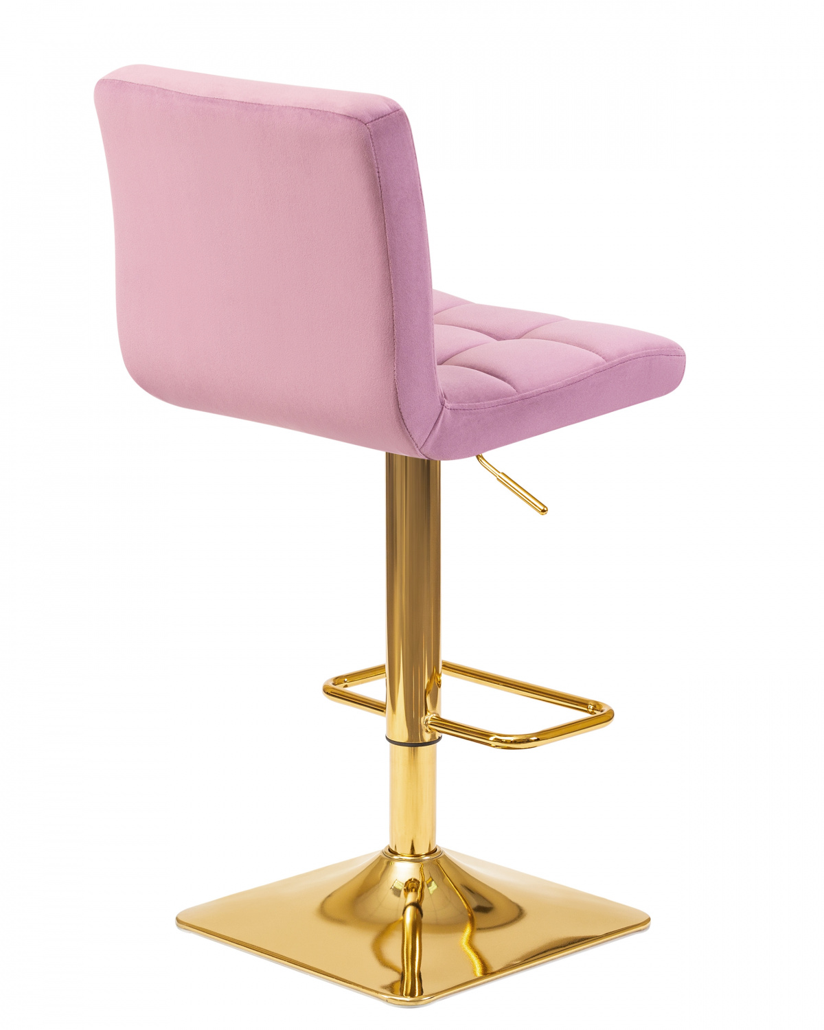Стул барный DOBRIN GOLDIE, пудрово-сиреневый велюр (MJ9-52)