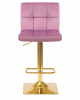 Стул барный DOBRIN GOLDIE, пудрово-сиреневый велюр (MJ9-52)