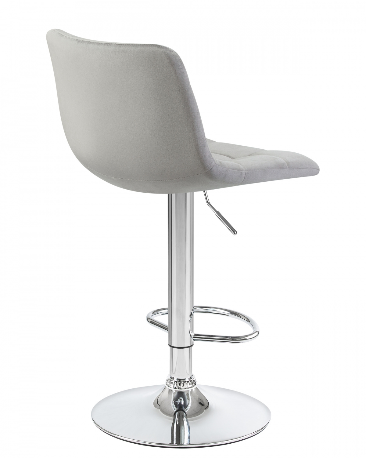 Стул барный DOBRIN TAILOR, серый велюр (MJ9-75)