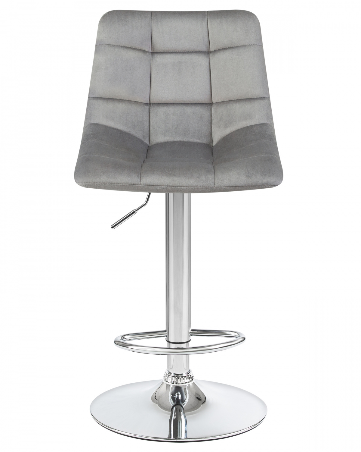 Стул барный DOBRIN TAILOR, серый велюр (MJ9-75)