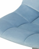 Стул барный DOBRIN TAILOR, пудрово-голубой велюр (MJ9-74)