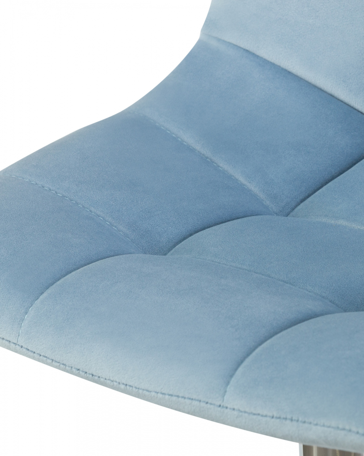 Стул барный DOBRIN TAILOR, пудрово-голубой велюр (MJ9-74)