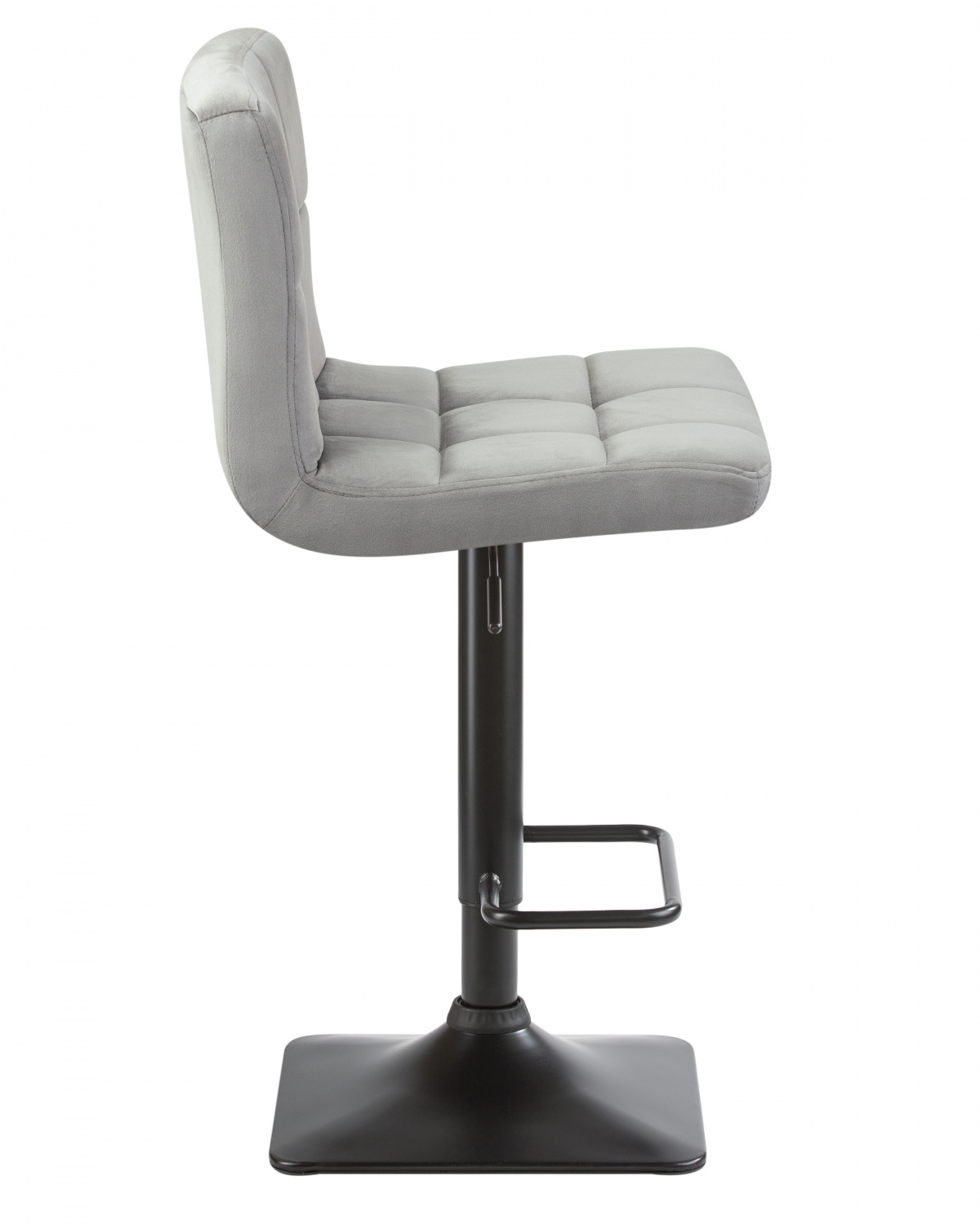 Стул барный DOBRIN DOMINIC, серый велюр (MJ9-75)