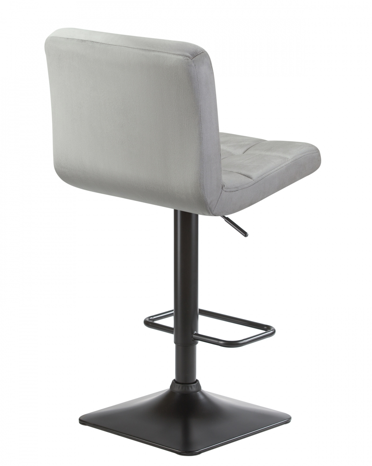 Стул барный DOBRIN DOMINIC, серый велюр (MJ9-75)
