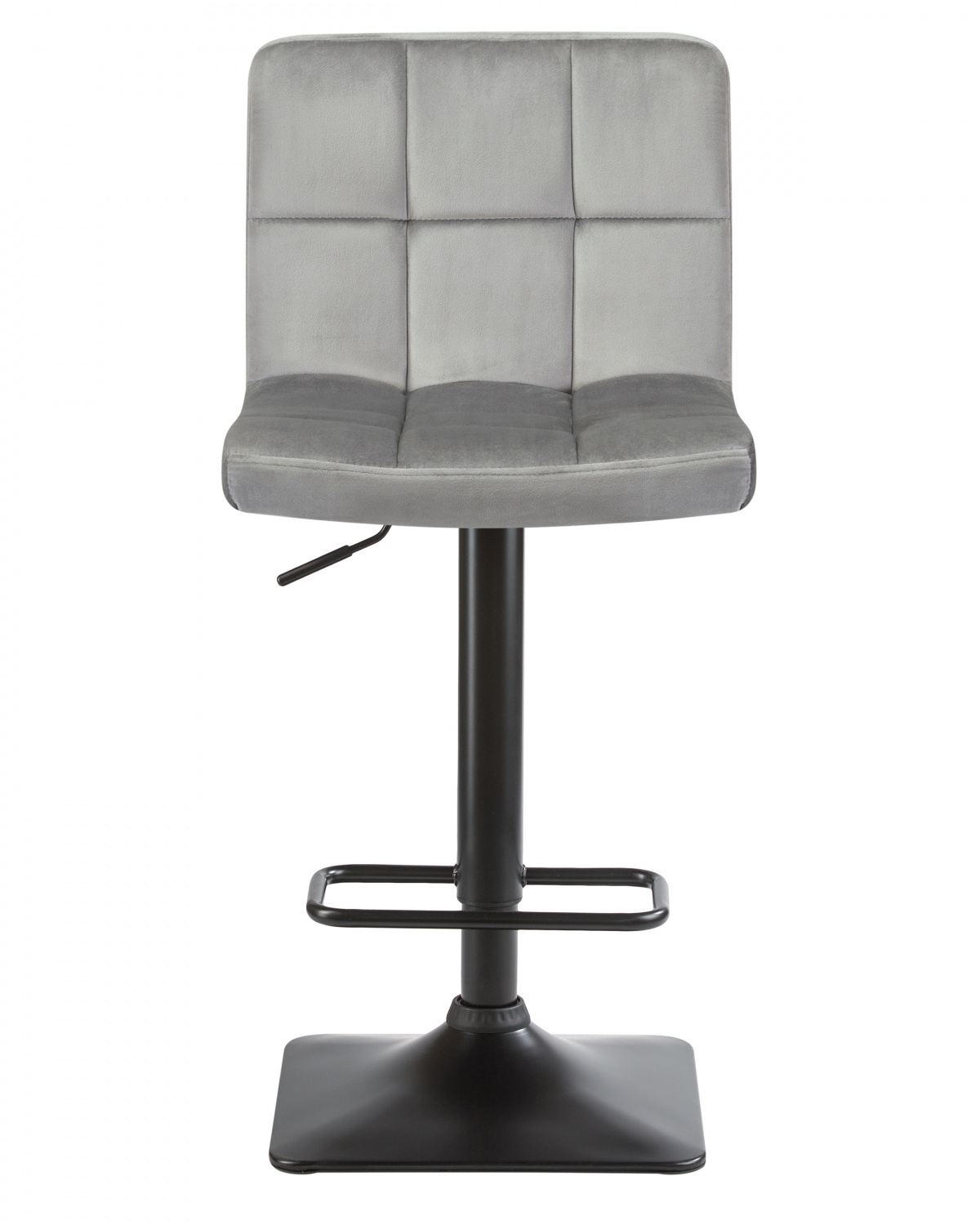 Стул барный DOBRIN DOMINIC, серый велюр (MJ9-75)
