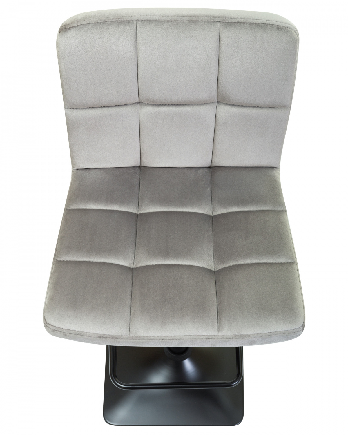 Стул барный DOBRIN DOMINIC, серый велюр (MJ9-75)