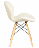 Стул обеденный DOBRIN BUTTERFLY, ножки светлый бук, цвет сиденья кремовый