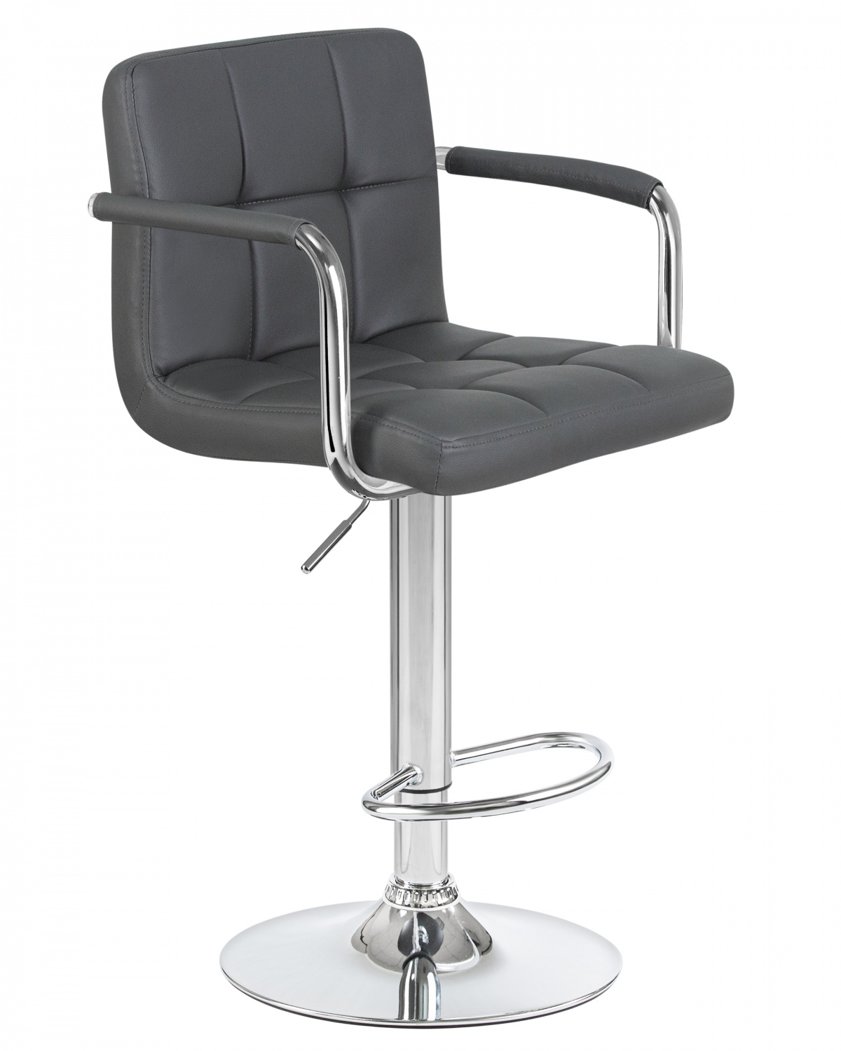 Стул барный DOBRIN KRUGER ARM, серый