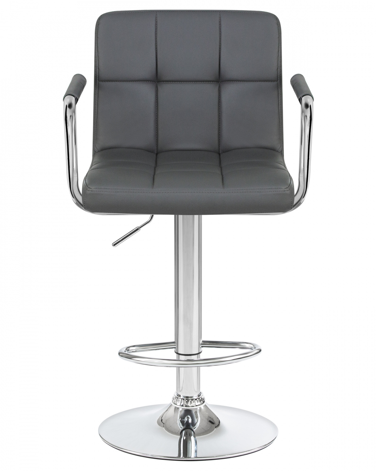 Стул барный DOBRIN KRUGER ARM, серый