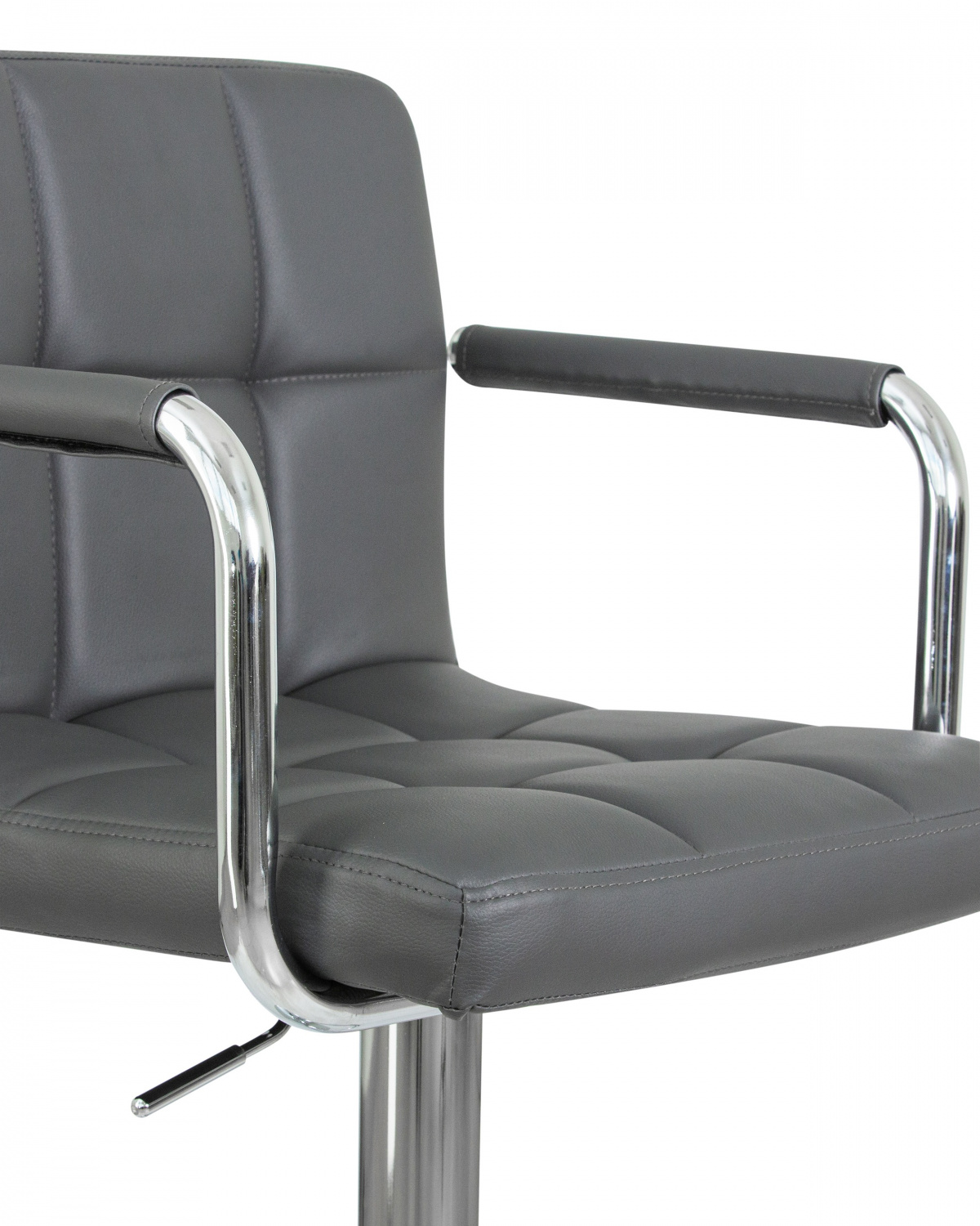 Стул барный DOBRIN KRUGER ARM, серый