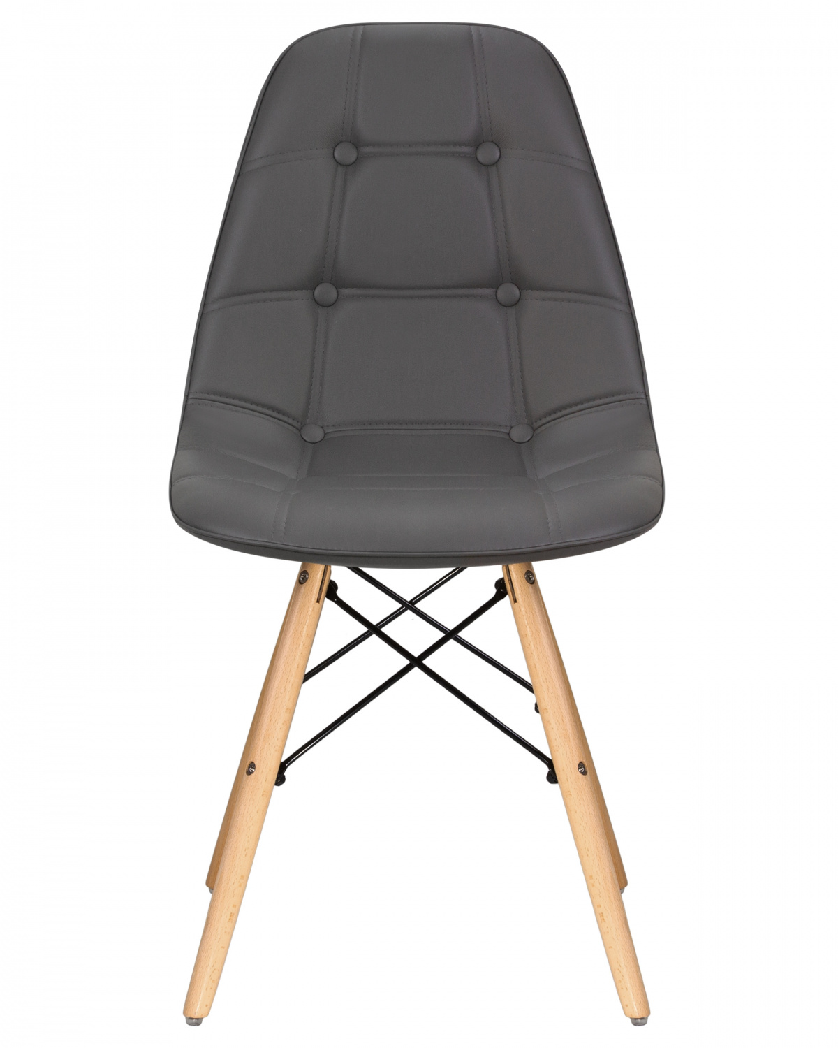 Стул обеденный DOBRIN BENNET, ножки светлый бук, серый