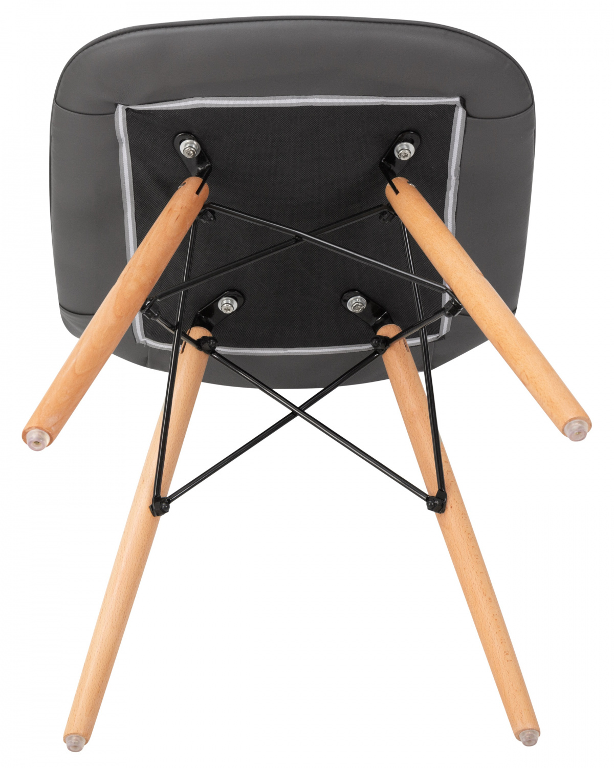 Стул обеденный DOBRIN BENNET, ножки светлый бук, серый