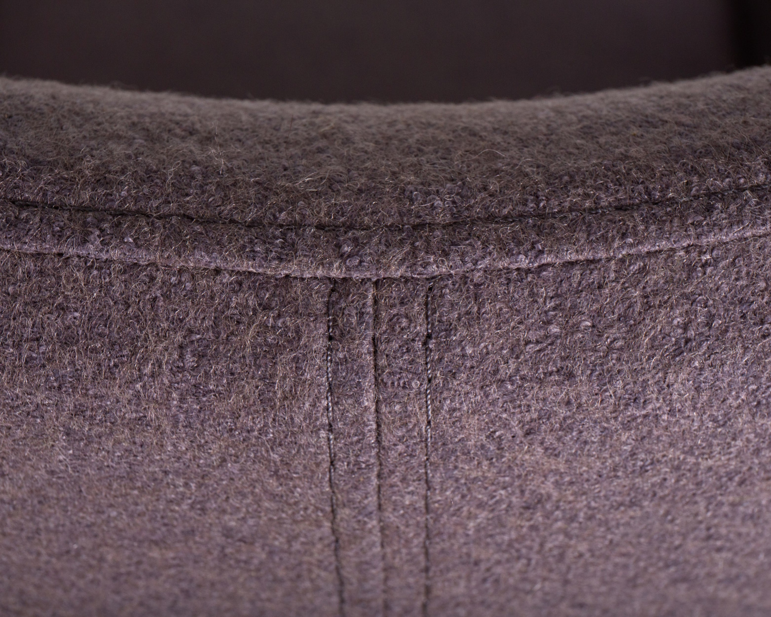 Кресло дизайнерское DOBRIN EGG, серая ткань AF7