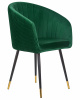 Стул обеденный DOBRIN MARY, зеленый велюр (1922-9)
