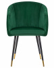 Стул обеденный DOBRIN MARY, зеленый велюр (1922-9)