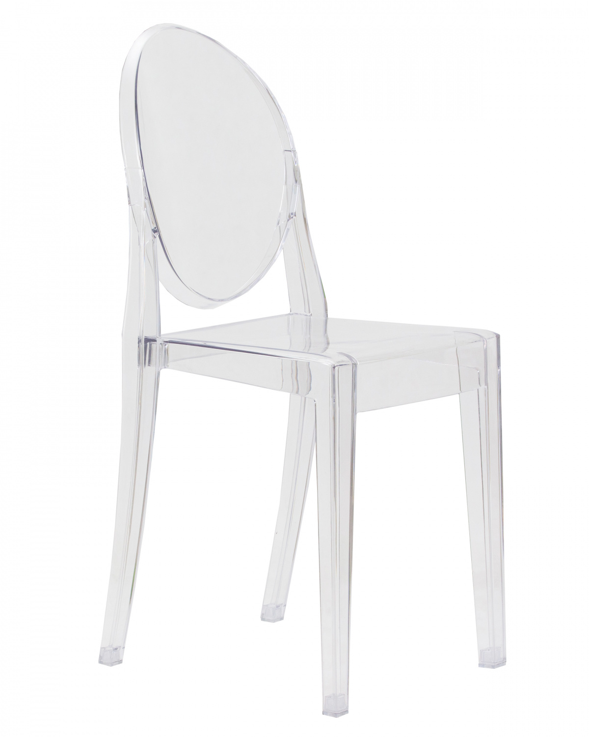 Стул обеденный DOBRIN VICTORIA GHOST, цвет прозрачный