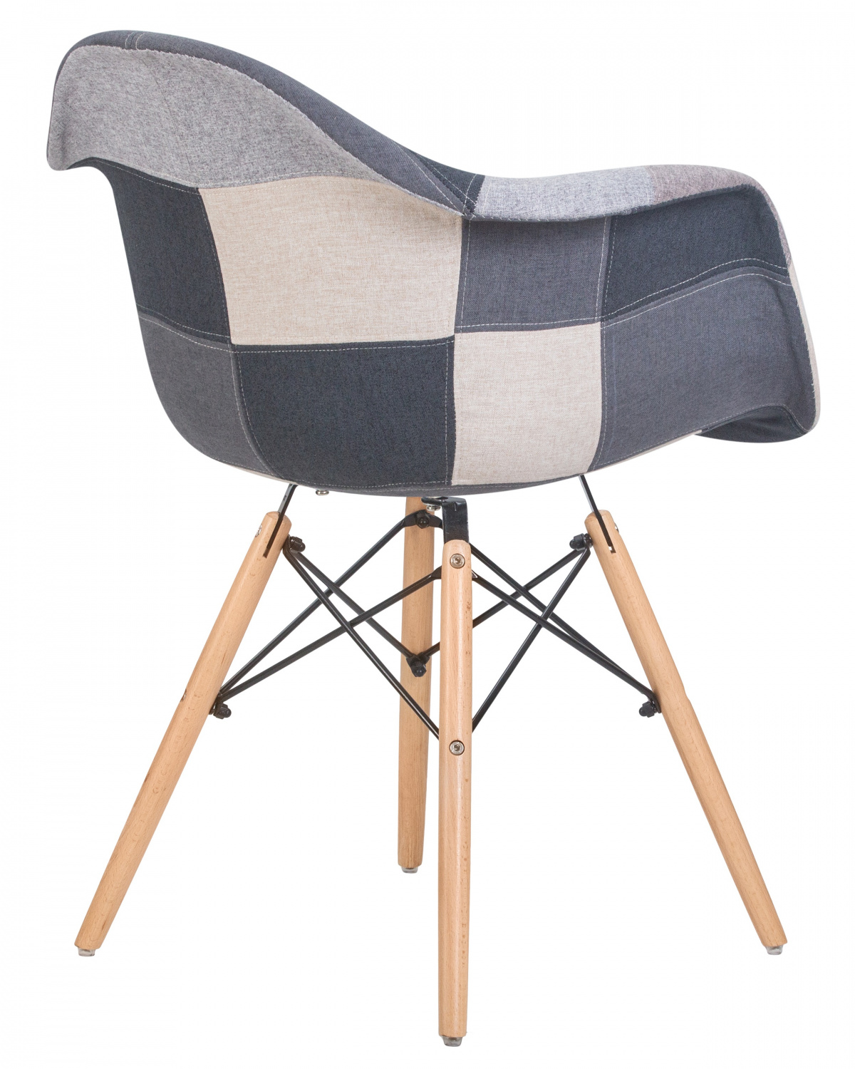 Стул обеденный DOBRIN DAW RACHEL, ножки светлый бук, сиденье 002 Puzzle