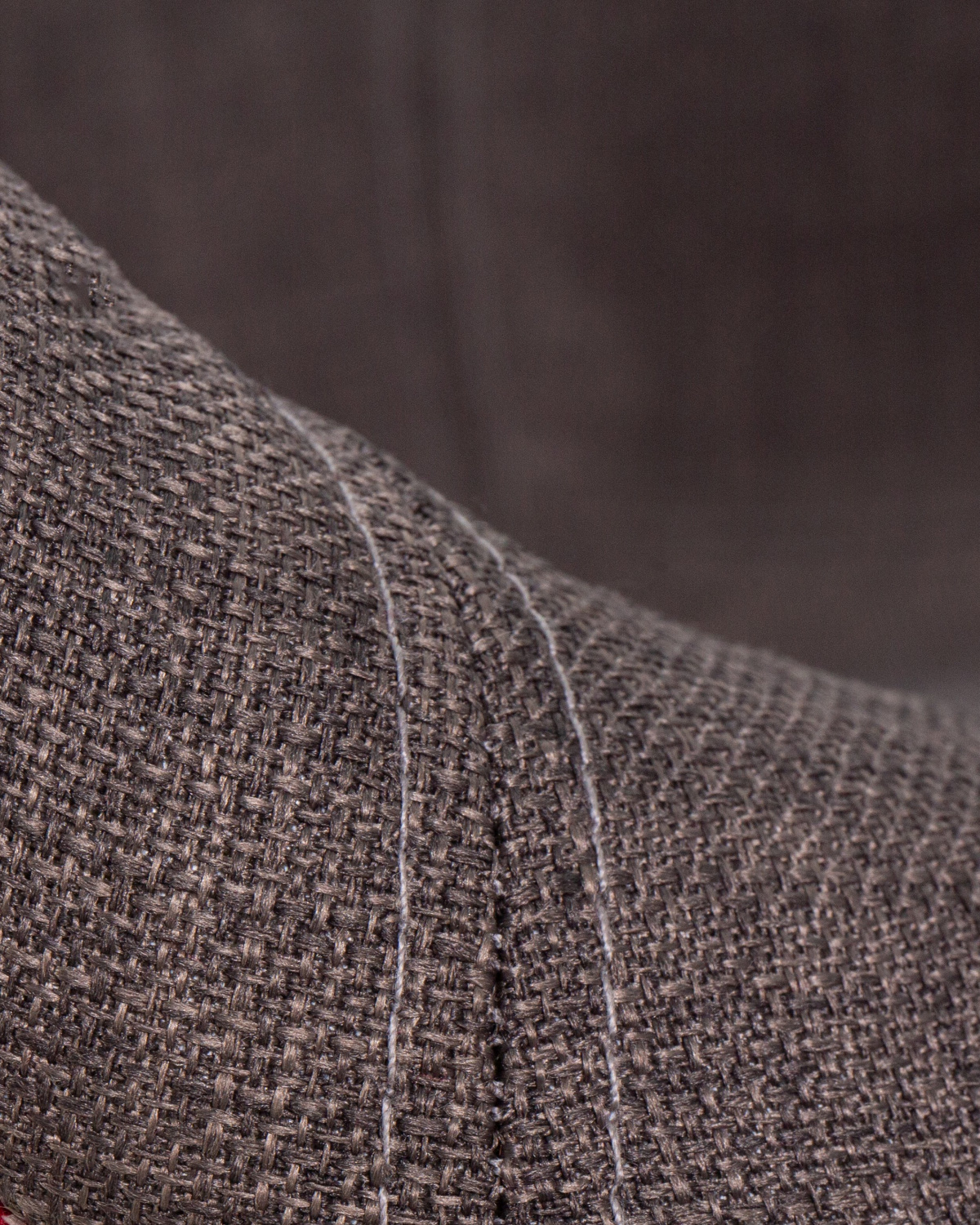 Стул обеденный DOBRIN DAW THOMAS, ножки светлый бук, сиденье 010 яркая клетка, серая ткань