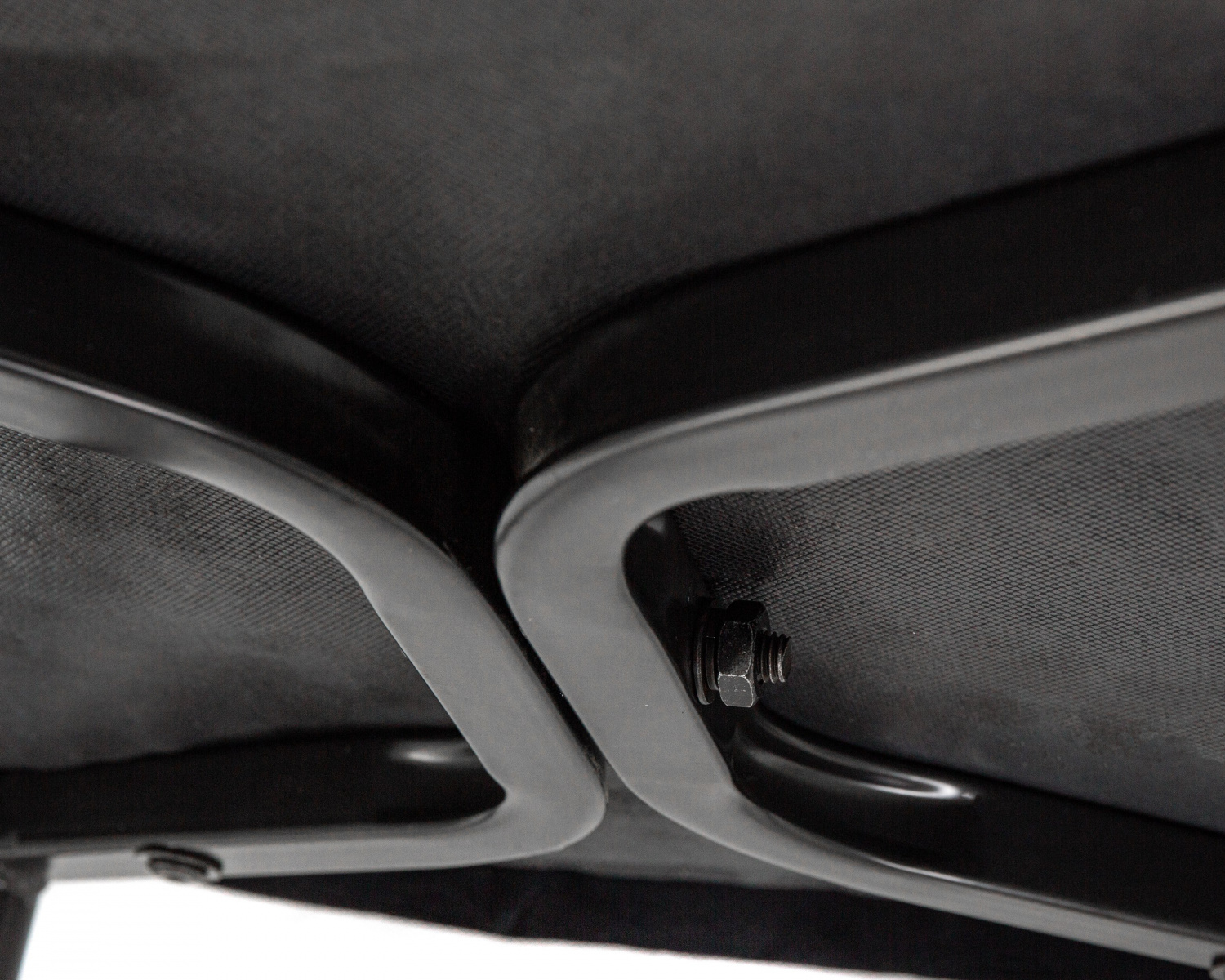 Стул барный DOBRIN CHRISTIAN'75, черные ножки, черный велюр (V108-77)