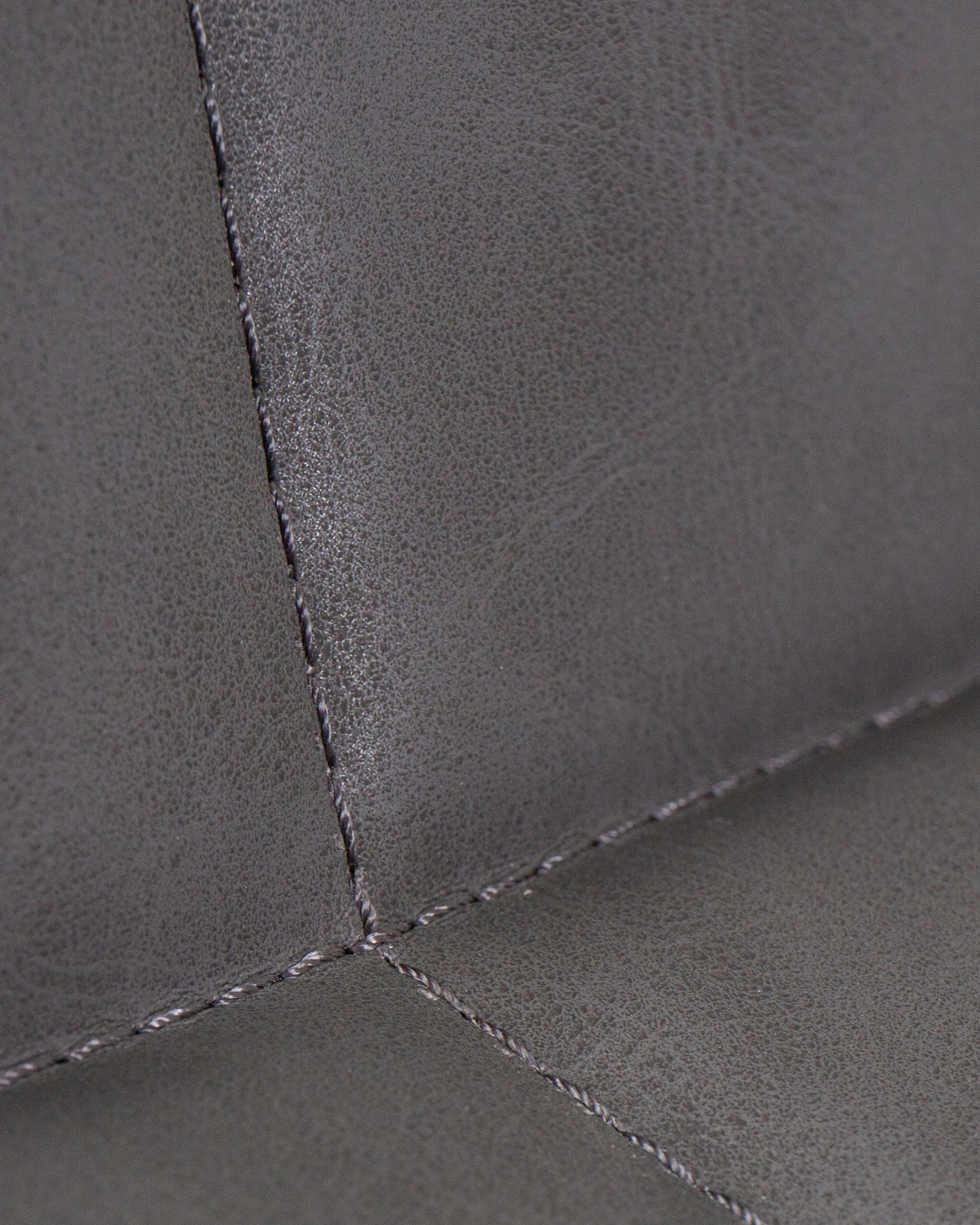 Стул обеденный DOBRIN MARK, черные ножки, серая антрацитовая винтажная экокожа (RU-08)