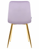 Стул обеденный DOBRIN ALEX, золотые ножки, фиолетовый велюр (V108-49)