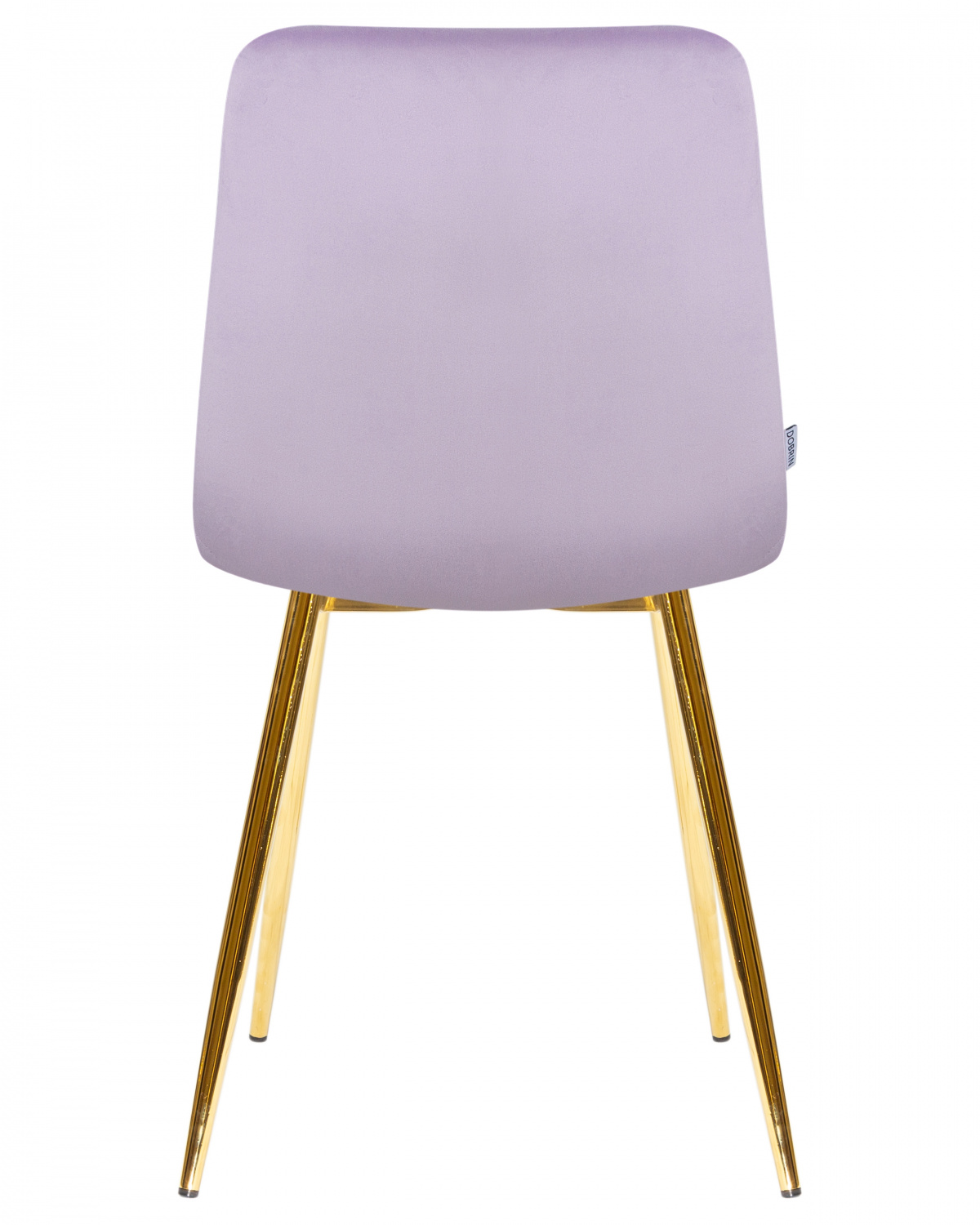 Стул обеденный DOBRIN ALEX, золотые ножки, фиолетовый велюр (V108-49)