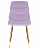 Стул обеденный DOBRIN ALEX, золотые ножки, фиолетовый велюр (V108-49)
