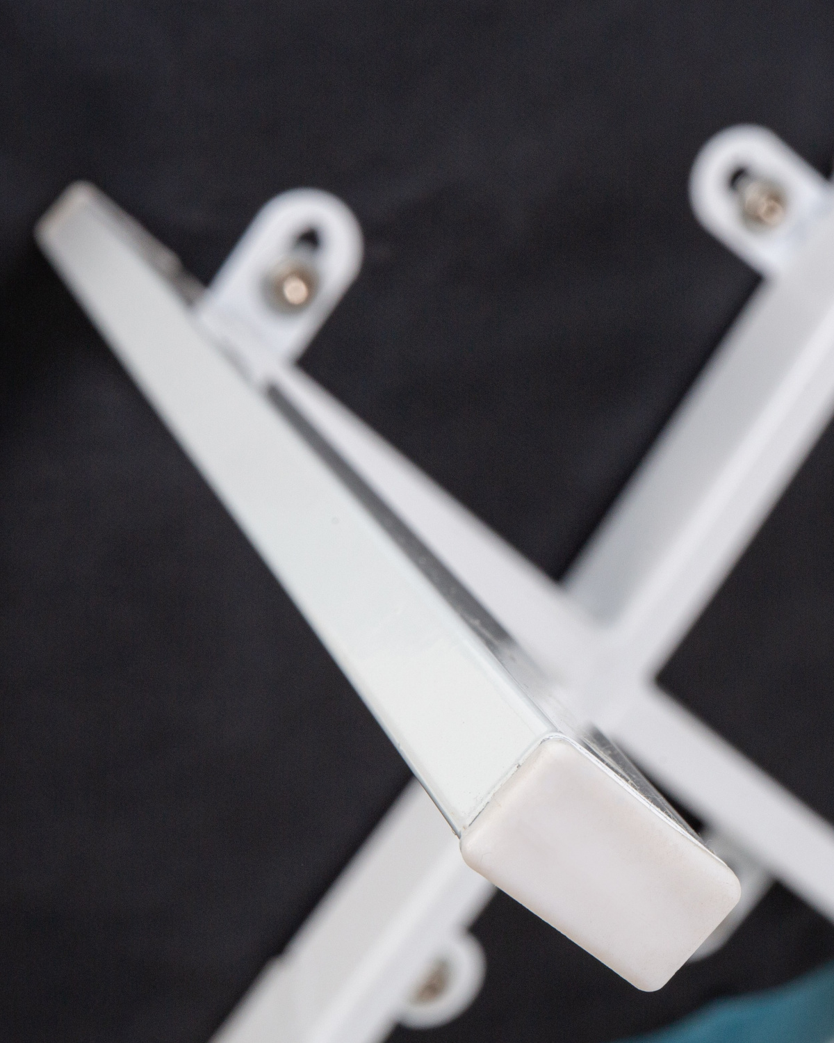 Стул обеденный DOBRIN ALEX SQUARE, белые ножки, морской волны велюр (V108-57)