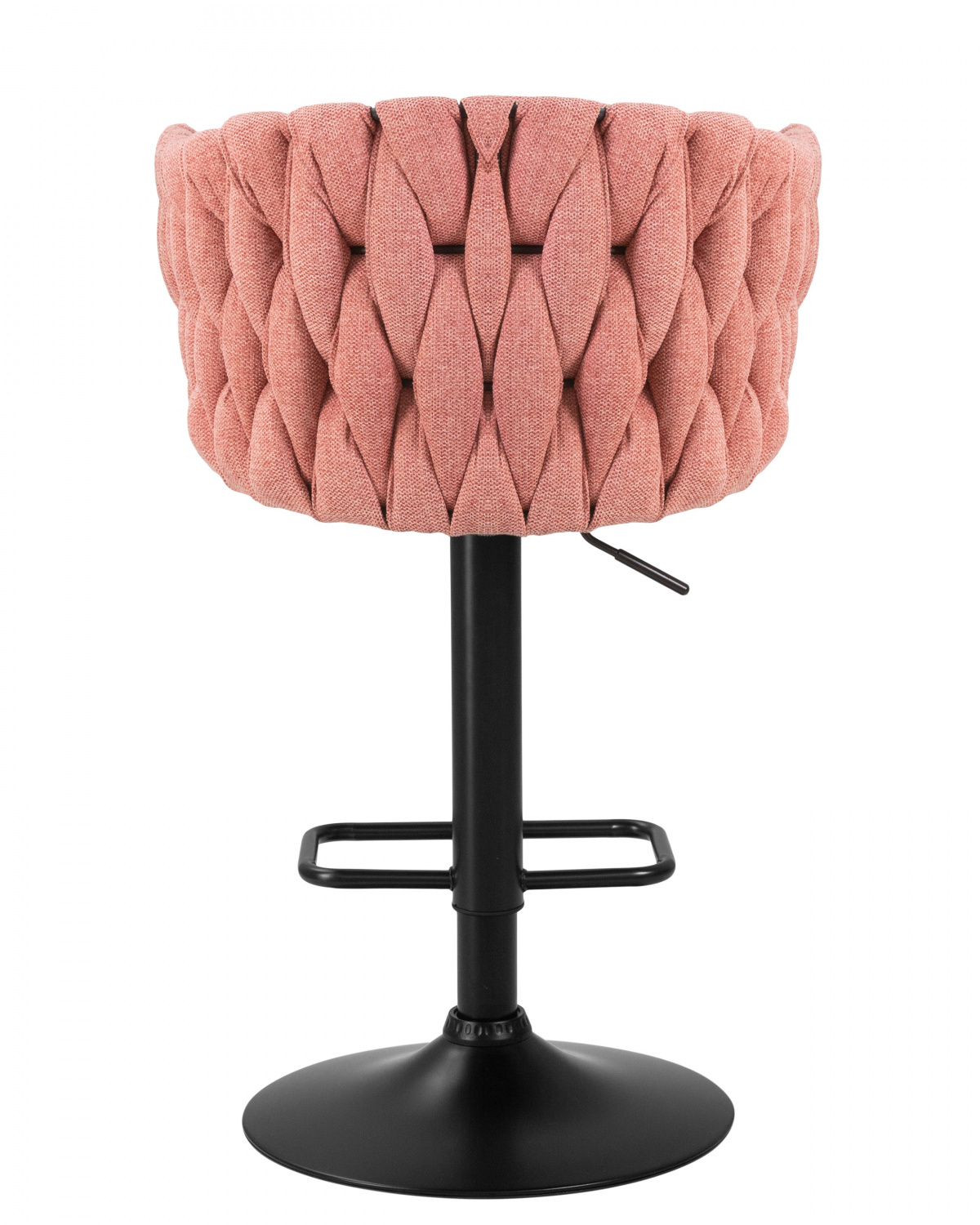 Стул барный DOBRIN LEON, розовая ткань (LAR 275-10)
