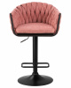 Стул барный DOBRIN LEON, розовая ткань (LAR 275-10)