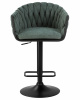Стул барный DOBRIN LEON, зеленая ткань (LAR 275-23)