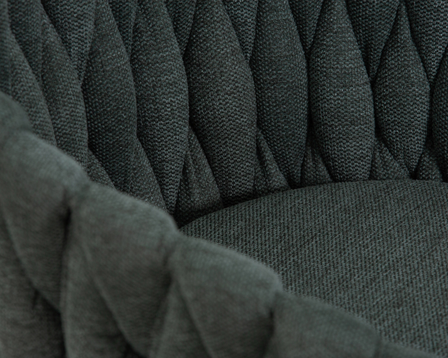 Стул барный DOBRIN LEON, зеленая ткань (LAR 275-23)