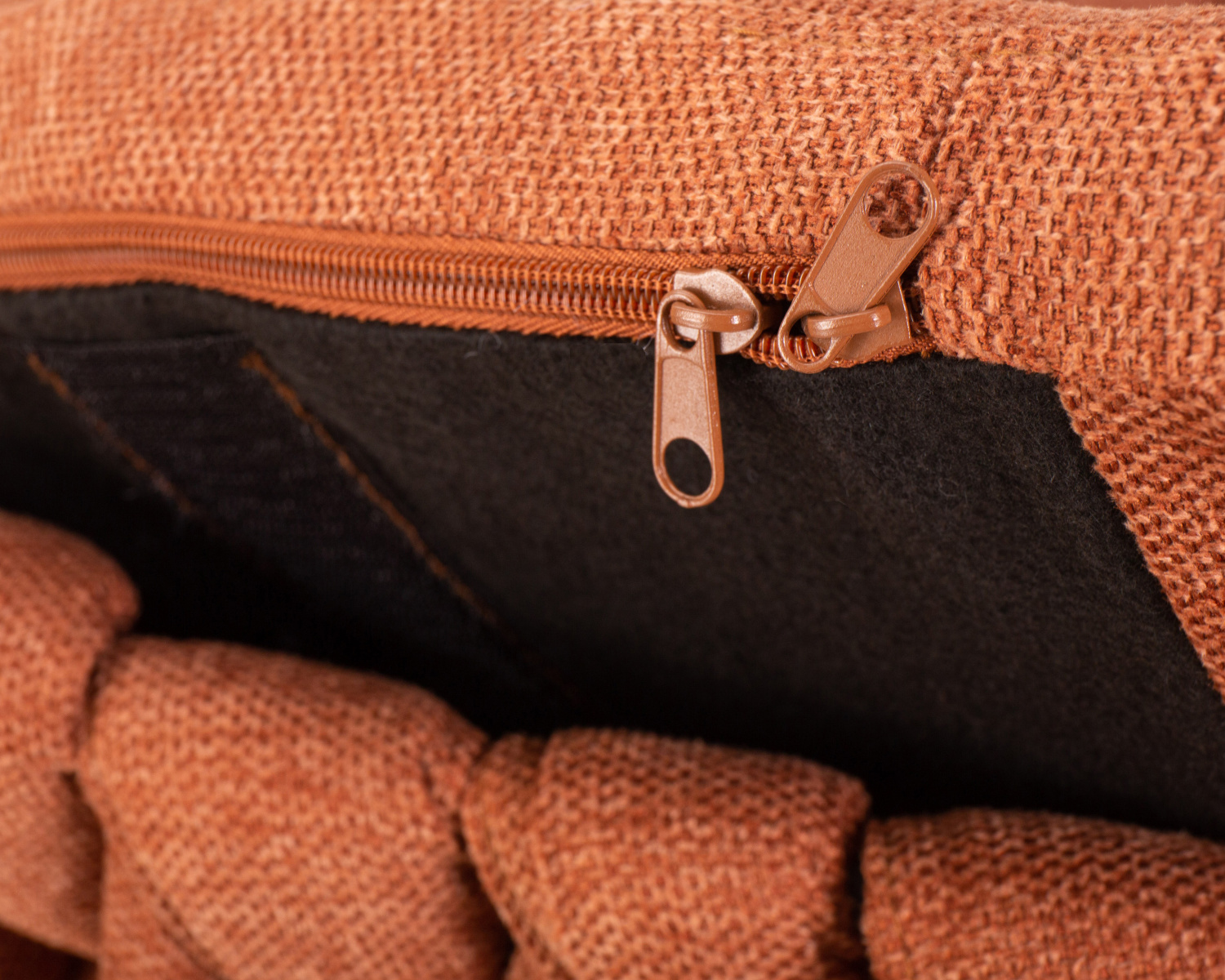 Стул барный DOBRIN LEON, оранжевая ткань (LAR 275-27)