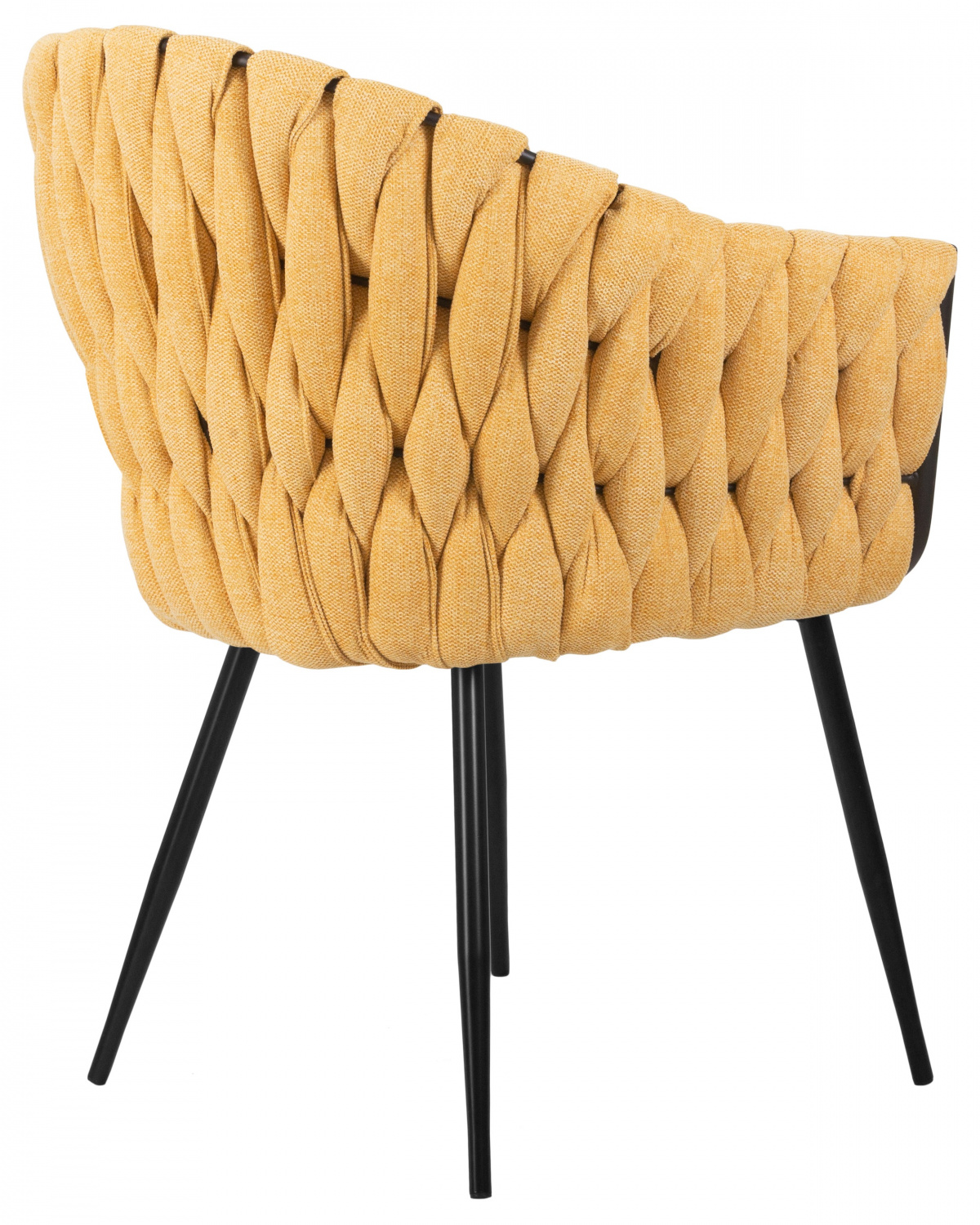 Стул обеденный DOBRIN MATILDA, жёлтая ткань (LAR 275-8)