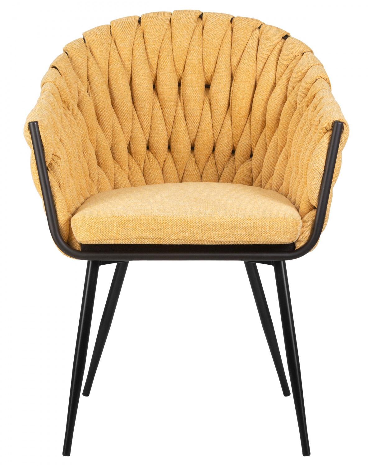 Стул обеденный DOBRIN MATILDA, жёлтая ткань (LAR 275-8)