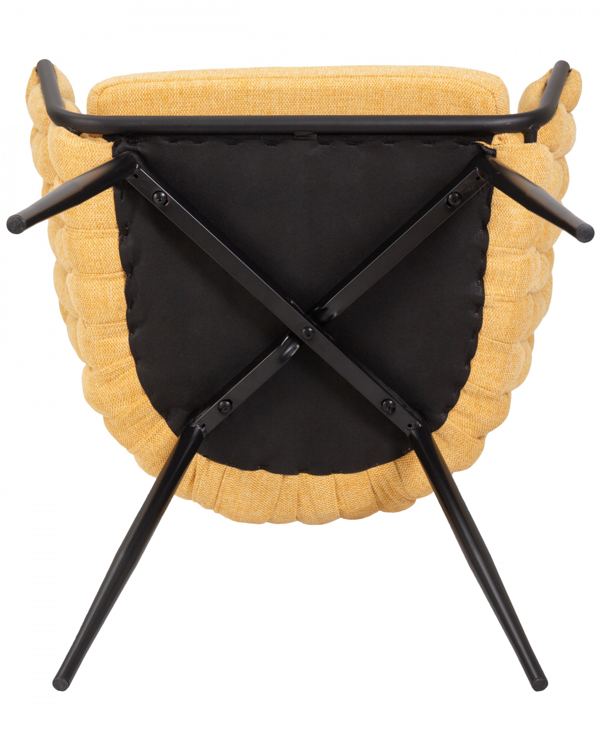 Стул обеденный DOBRIN MATILDA, жёлтая ткань (LAR 275-8)