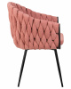 Стул обеденный DOBRIN MATILDA, розовая ткань (LAR 275-10)