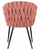Стул обеденный DOBRIN MATILDA, розовая ткань (LAR 275-10)