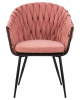 Стул обеденный DOBRIN MATILDA, розовая ткань (LAR 275-10)